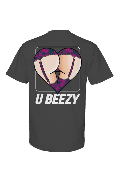 Pink Camo Heart Butt U BEEZY Tee