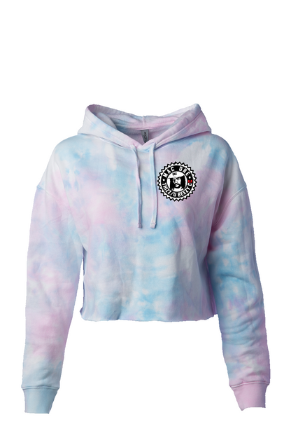 Mac Dre Stamp U BEEZY Tie Dye Crop hoodie 
