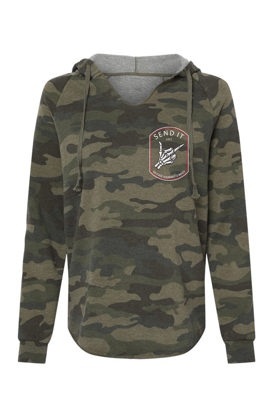 Go F Yourself  U BEEZY Camo Hooded Sweatshirt