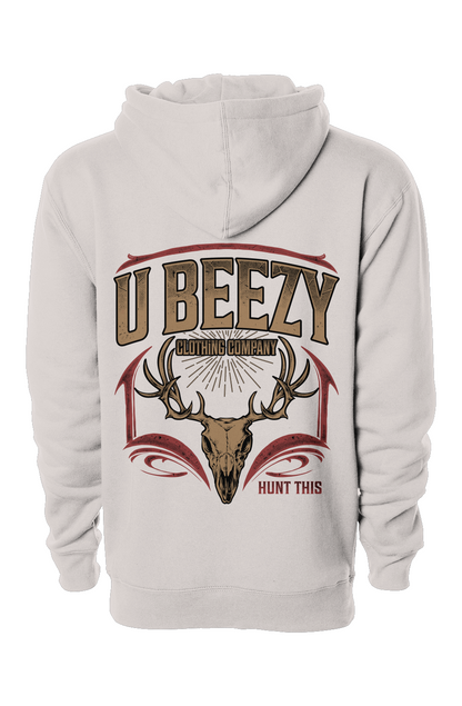 Hunt This U BEEZY heavyweight pullover hoodie