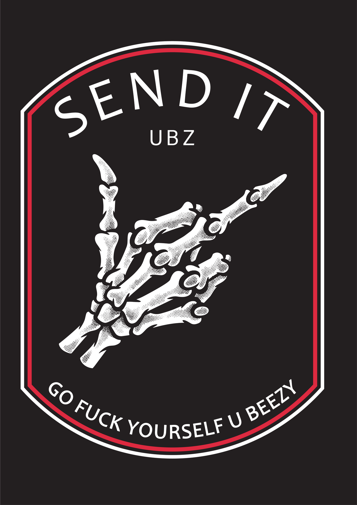 Go F Yourself U BEEZY Graphic Tee (Black)