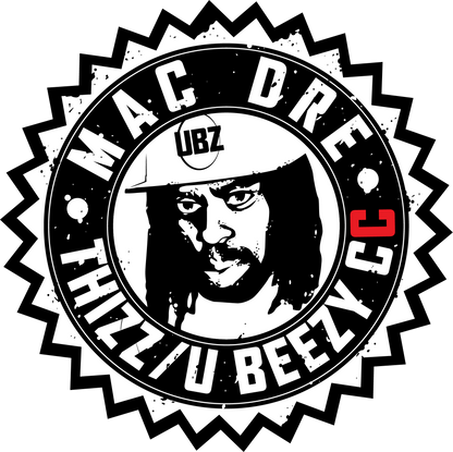 Mac Dre Stamp U BEEZY Tie Dye Crop hoodie